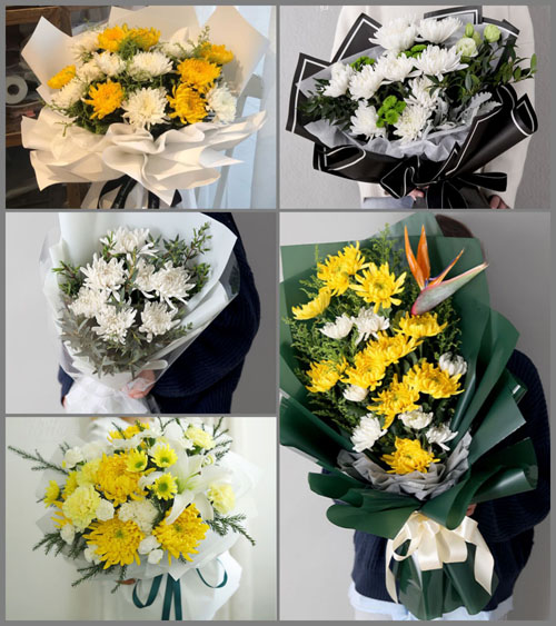 广东汕头市潮南区红场镇大輋村白事花束代送
